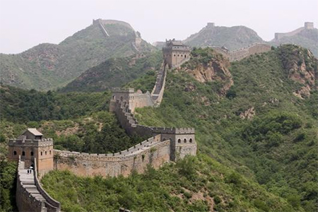 Una buena parte de la Gran Muralla China está en mal estado